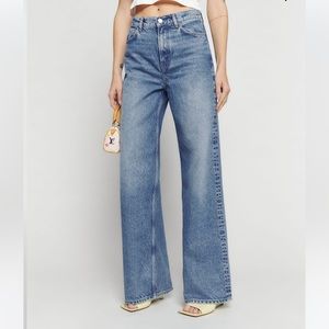 REFORMATION JEANS - HIGH RISE - CARY SLOUCH WIDE LEG